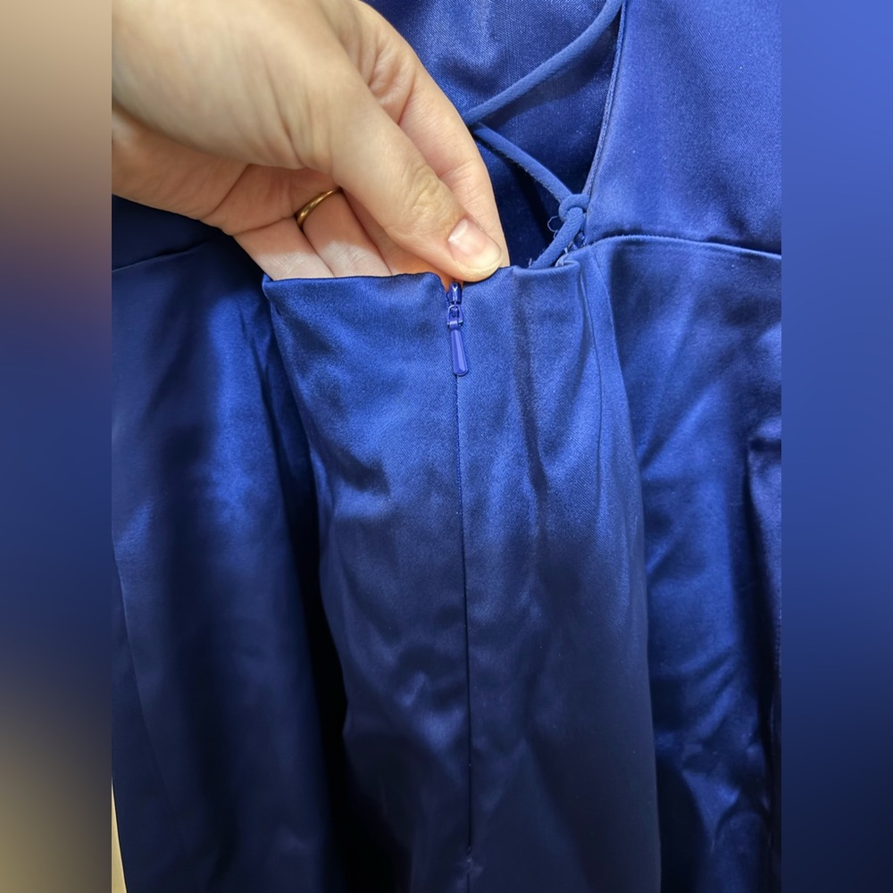 Sherri Hill Royal Blue Cocktail Dress - Picture 10 of 14